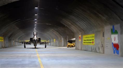 Iran Unveils Underground Air Base For Its F.